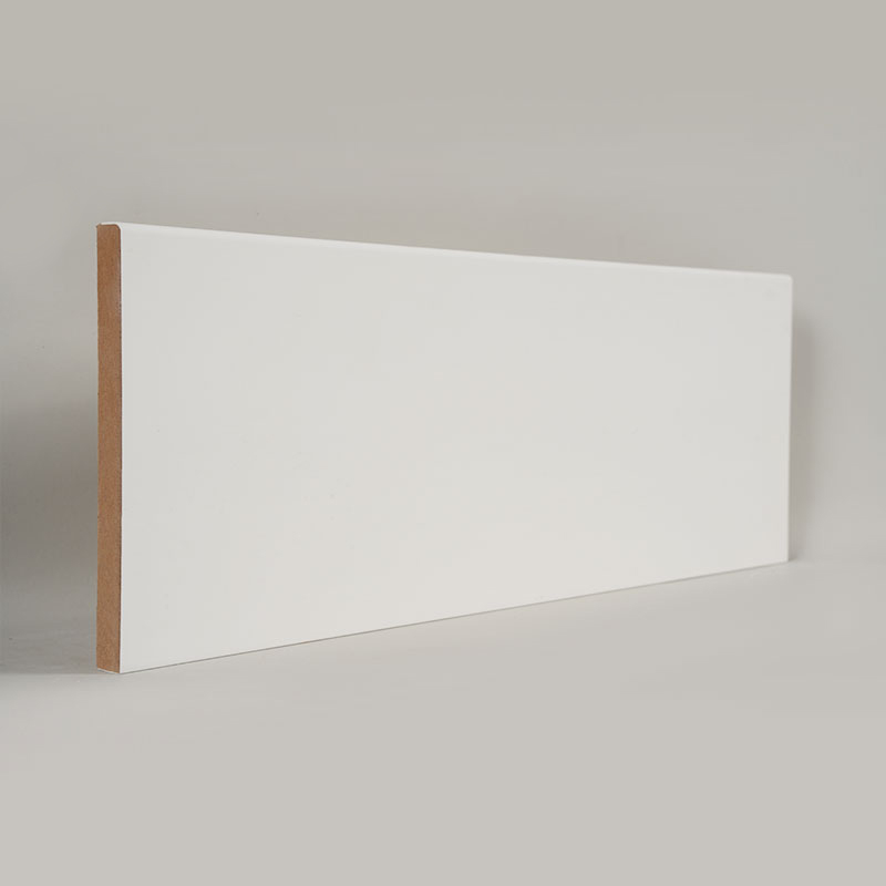 MDF soklová doska (plniaci základný náter a perleťová biela) 1/2' x 5 1/2'