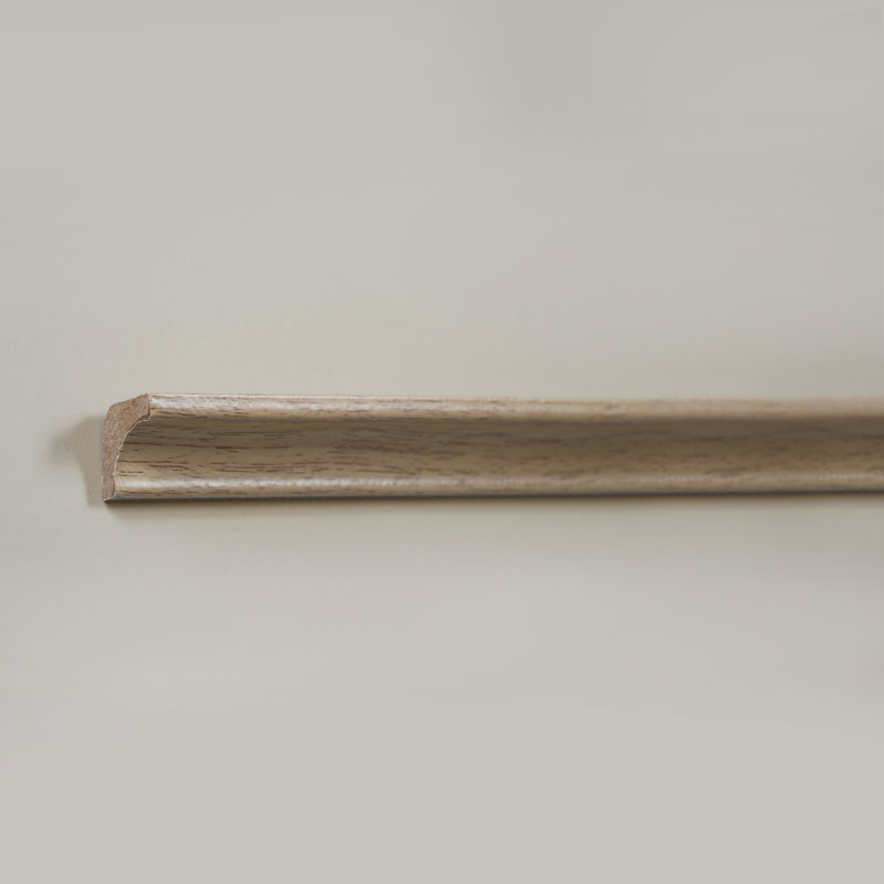 Vnútorná rohová lišta MDF / lišta Scotia (obalené bielou dubovou dyhou + farba) - Farba prírodného dubu 7/8' x 7/8'