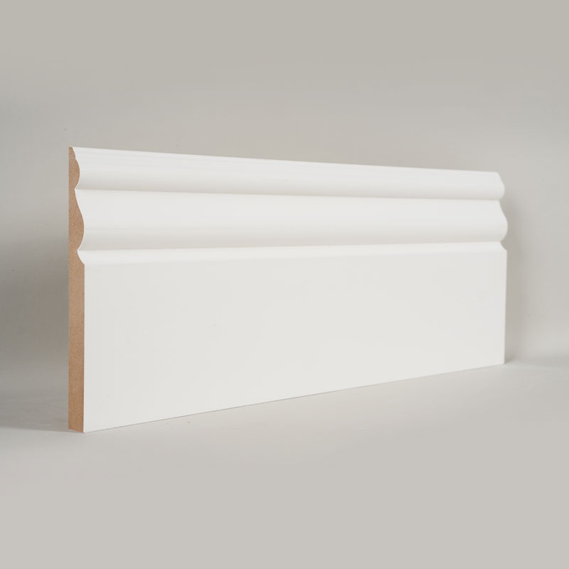 MDF soklová doska (plniaci základný náter a perleťová biela) 3/5' x 6'