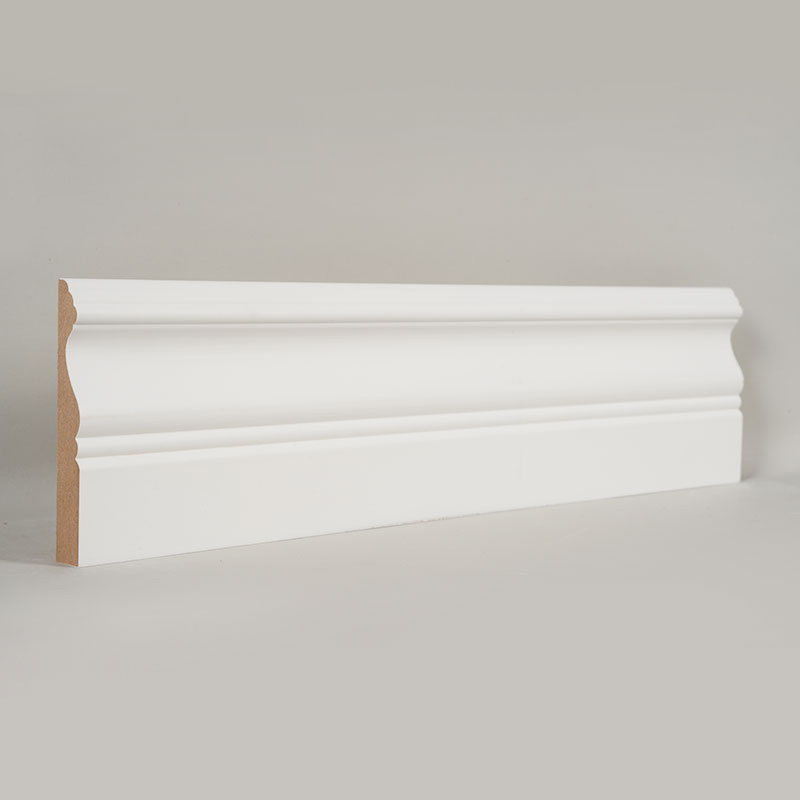 MDF soklová doska (plniaci základný náter a perleťová biela) 3/5' x 4'