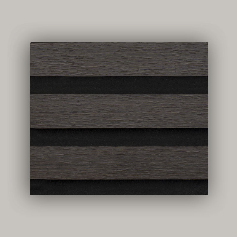 Stena s mriežkou/akustický stenový panel (jednostranne obalené PVC) – drevo-zrnité / kamenné / jednofarebné 2400/2700 mm x 600 mm
